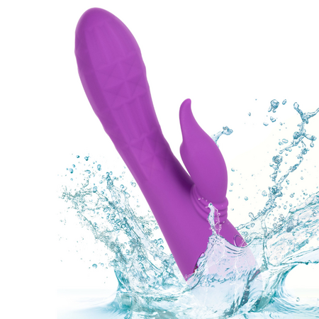 Vibrator din silicon Valley Vamp, 10 functii de vibratie, Violet, California Dream 663186