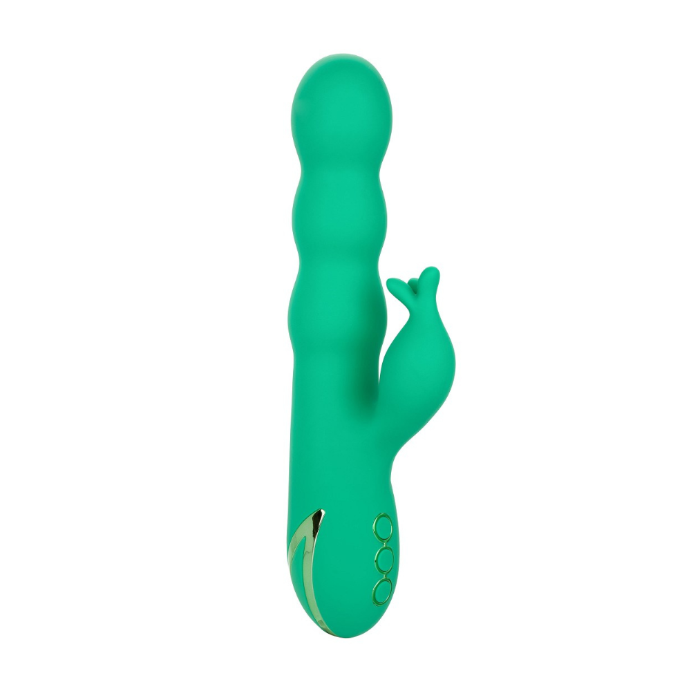 Vibrator din silicon Sonoma, 10 functii de vibratie, Verde, California Dream