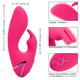 Vibrator din silicon So. Cal, 10 functii de vibratie, Roz, California Dream 663205