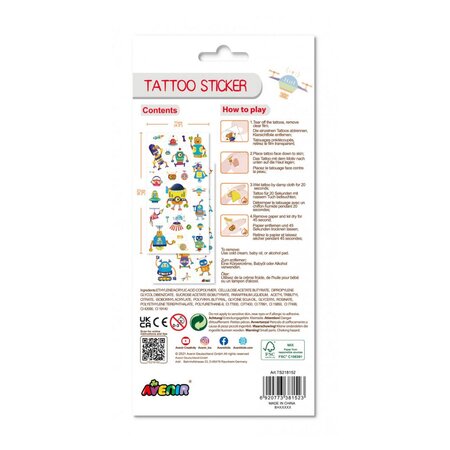 Tatuaje roboti, +3 ani, Avenir 663259