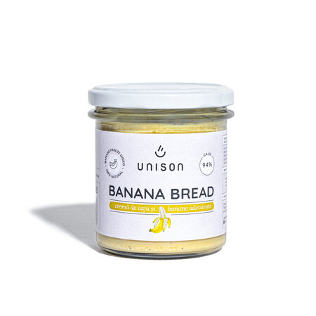 Crema tartinabila cu Banana Bread, 300 g, Unison