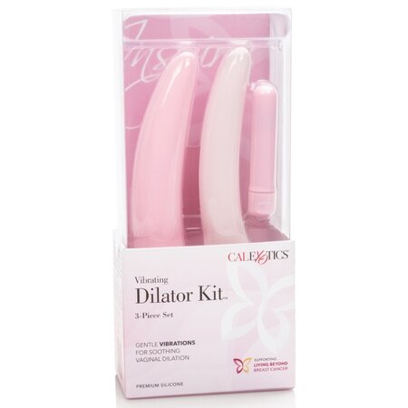 Set 3 piese pentru dilatare din silicon cu vibratii, CalExotics 663342