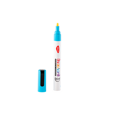Marker acrilic, albastru pastel, 1 buc, Daco 663433