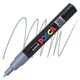 Marker pe baza de apa PC-1M Uni, 0.7 MM, Argintiu, Posca 663449