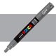 Marker pe baza de apa PC-1M Uni, 0.7 MM, Argintiu, Posca 663448