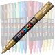 Marker pe baza de apa PC-1M Uni, 0.7 MM, Auriu, Posca 663456