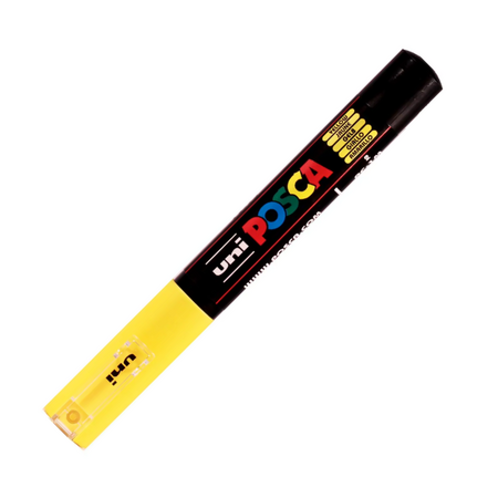 Marker UNI PC-1M, 0.7 MM, Galben, Posca