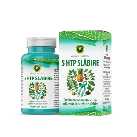 5 HTP Slabire, 60 capsule, Hypericum