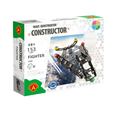 Set de constructie Fighter, 201 piese, + 8 ani, Alexander Toys