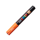 Marker pe baza de apa PC-1M Uni, 0.7 MM, Portocaliu inchis, Posca 663530