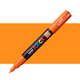 Marker pe baza de apa PC-1M Uni, 0.7 MM, Portocaliu inchis, Posca 663481