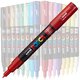 Marker pe baza de apa PC-1M Uni, 0.7 MM, Rosu, Posca 663489