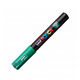 Marker pe baza de apa PC-1M Uni, 0.7 MM, Verde, Posca 663495