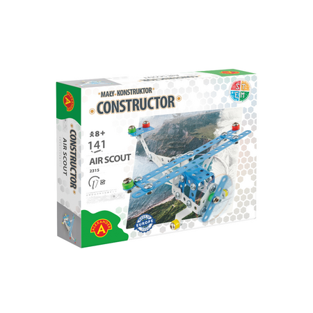 Joc de constructie Air Scout, 141 piese, + 8 ani, Alexander Toys