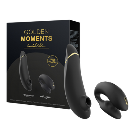 Pachet Golden Moments Collection Vibrator Premium 2, 1 bucata + Vibrator Chorus, 1 bucata,, Negru, Womanizer