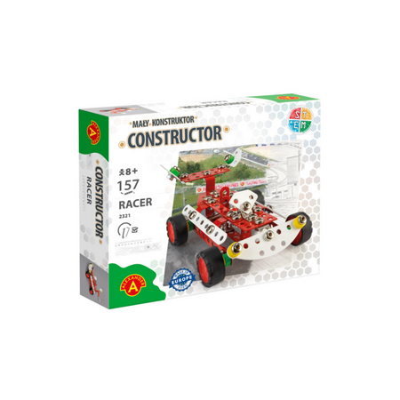 Joc de constructie Racer, 157 piese, + 8 ani, Alexander Toys
