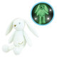 Jucarie de plus fosforescenta Iepuras Luminou, 21 cm, +0 luni, Alb, Jemini 663585