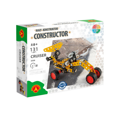 Joc de constructie Exploratorul lunar, 131 piese, + 8 ani, Alexander Toys