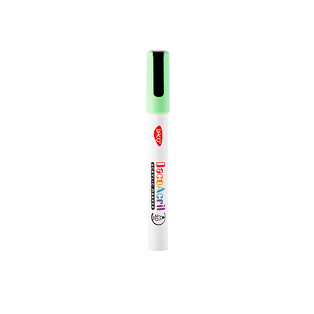Marker acrilic, Verde Fluorescent, 1 buc, Daco