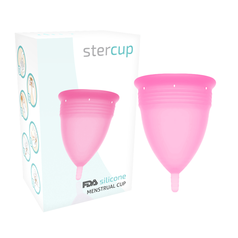 Cupa menstruala, marimea L, Roz, 1 bucata, Stercup