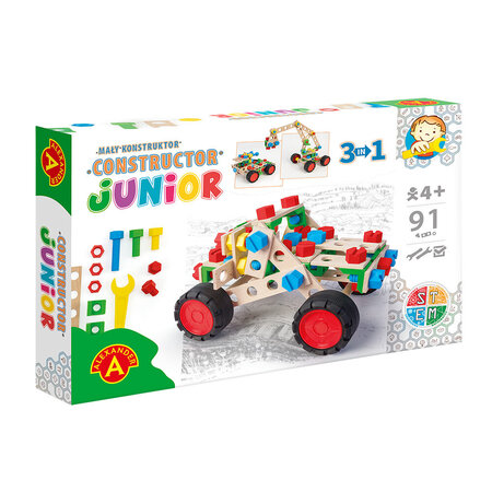 Joc de constructie Off Road Vehicle, 91 piese, + 4 ani, Alexander Toys