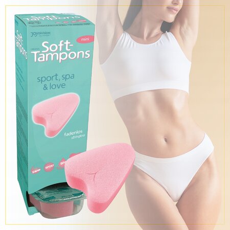 Set tampoane tip burete mini soft tampons original, 10 bucati, Joydivision 663693