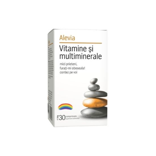 Vitamine si minerale, 30 comprimate, Alevia