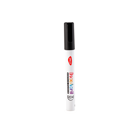 Marker acrilic, Negru, 1 buc, Daco