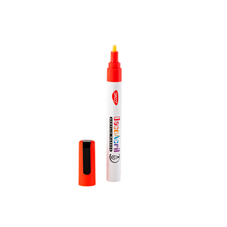 Marker acrilic, Rosu Fluorescent, 1 buc, Daco 663708