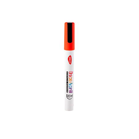 Marker acrilic, Rosu Fluorescent, 1 buc, Daco
