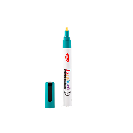 Marker acrilic, Verde Turcoaz, 1 buc, Daco 663710