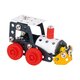Joc de constructie Locomotiva cu aburi, 74 piese, + 8 ani, Alexander Toys 663717