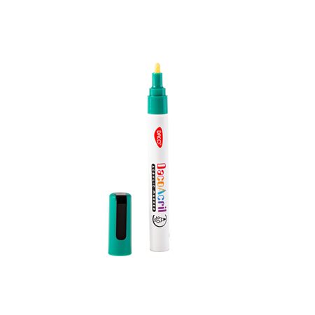 Marker acrilic, Verde, 1 buc, Daco 663760