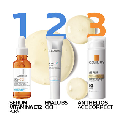 Ser antirid si antioxidant cu vitamina C 12 pura, 30 ml, La Roche-Posay 663767