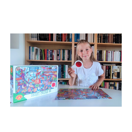 Joc Airport Secret Puzzle, + 4 ani, 90 piese, Alexander Toys 663755