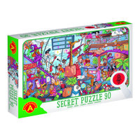 Joc Airport Secret Puzzle, + 4 ani, 90 piese, Alexander Toys
