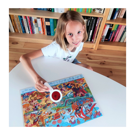 Joc Beach Secret Puzzle, 90 piese, + 4 ani, Alexander Toys 663793