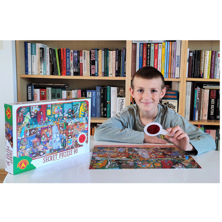 Joc Museum Secret Puzzle, 90 piese, + 4 ani, Alexander Toys 663801