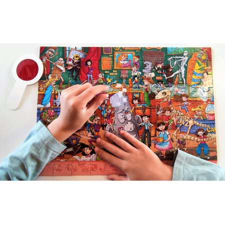 Joc Museum Secret Puzzle, 90 piese, + 4 ani, Alexander Toys 663800