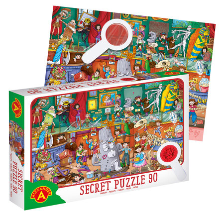 Joc Museum Secret Puzzle, 90 piese, + 4 ani, Alexander Toys 663797