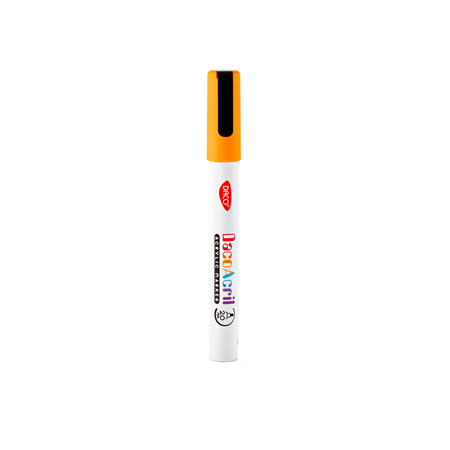 Marker acrilic, Portocaliu, 1 buc, Daco