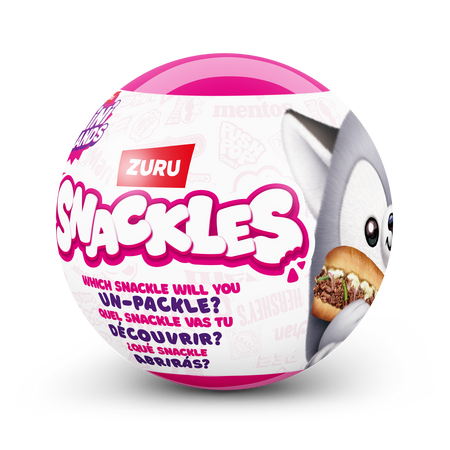 Jucarie de plus Surpriza, 11.5 cm, +3 ani, 1 bucata, Snackles 663861