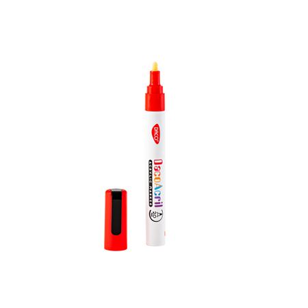 Marker acrilic, Rosu, 1 buc, Daco 663884