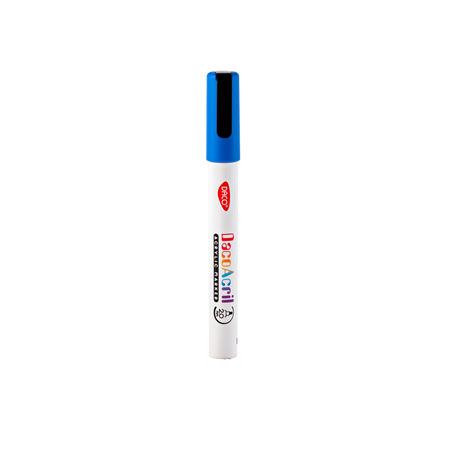 Marker acrilic, Albastru, 1 buc, Daco