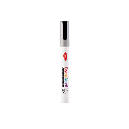 Marker acrilic, Argintiu, 1 buc, Daco