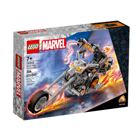Robot si motocicleta Calaretul Fantoma Lego Marvel, 7 ani+, 76245, Lego 663961