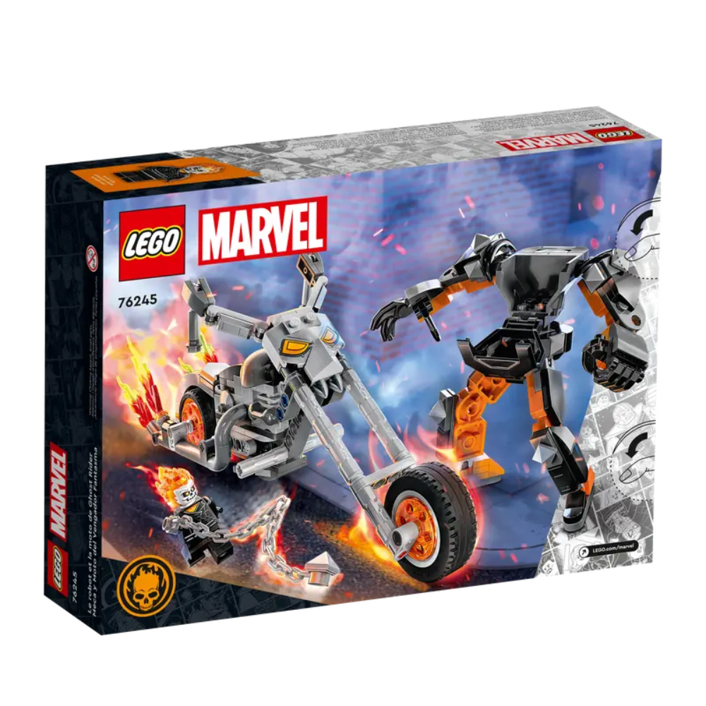 Robot si motocicleta Calaretul Fantoma Lego Marvel, 7 ani+, 76245, Lego