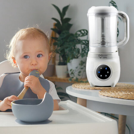 Aparat automat multifunctional de gatit cu aburi si blender, 5 in 1, EasyCare Baby 664016
