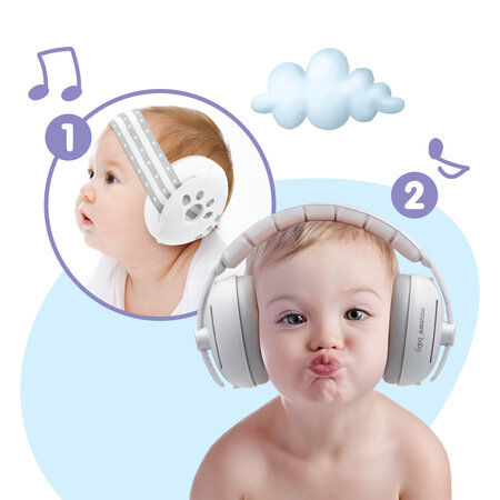 Casti antifonice pentru bebelusi si copii, 0-4 ani, EasyCare Baby 664019