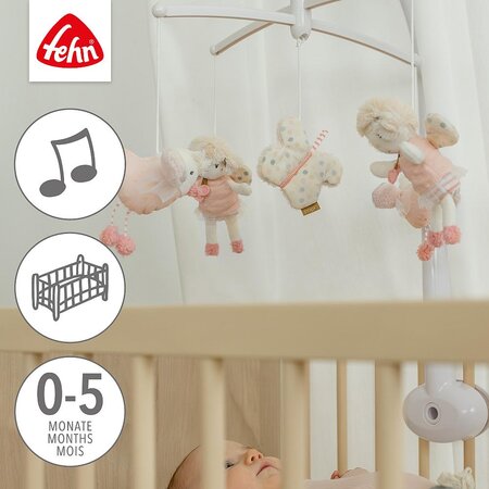 Carusel muzical mobil, 0 luni+, Taramul Viselor, Fehn 664022